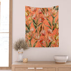 Magic Tulips Pattern VIII Wall Tapestry Gallery Image 2
