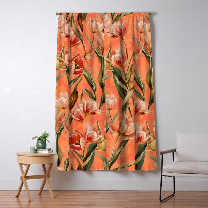 Magic Tulips Pattern VIII Window Curtain Gallery Image 5