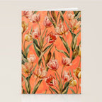 Magic Tulips Pattern VIII Stationery Card Gallery Image 2