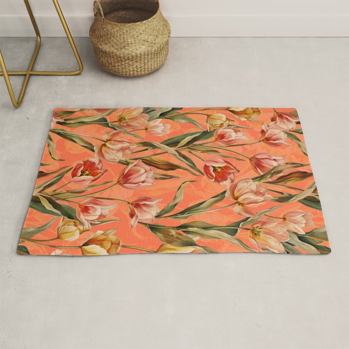 Magic Tulips Pattern VIII Rug Gallery Image 1