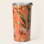 Magic Tulips Pattern VIII Travel Mug Gallery Image 2