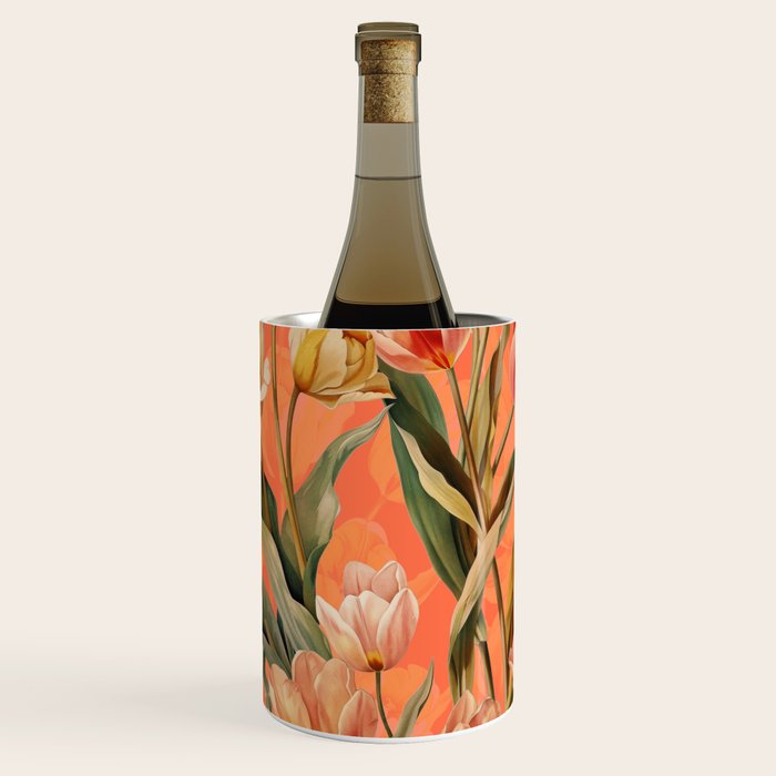 Magic Tulips Pattern VIII Wine Chiller Gallery Image 2