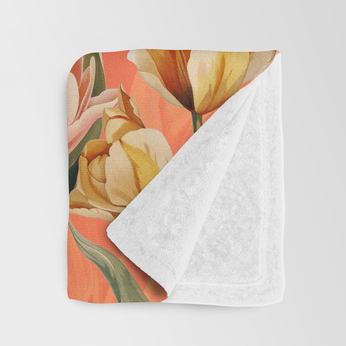 Magic Tulips Pattern VIII Throw Blanket Gallery Image 3