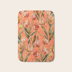 Magic Tulips Pattern VIII Bath Mat Gallery Image 1