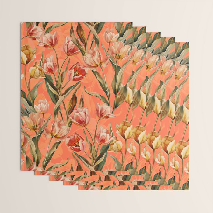 Magic Tulips Pattern VIII Wrapping Paper Gallery Image 3