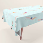 Swimmers in the pool Tablecloth Gallery Image 1