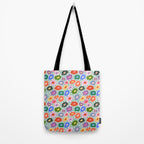 Happy Colorful Flower Tote Bag Gallery Image 2