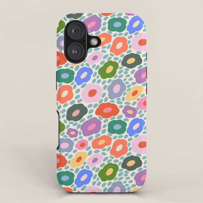 Happy Colorful Flower iPhone Case Gallery Image 1
