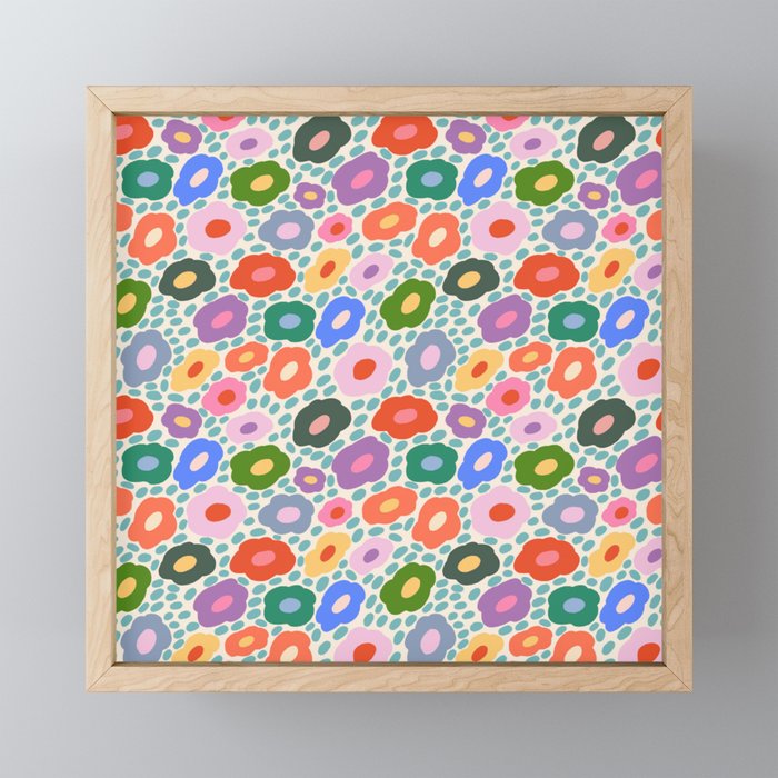Happy Colorful Flower Mini Art Print Gallery Image 1