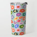 Happy Colorful Flower Travel Mug Gallery Image 2