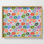 Happy Colorful Flower Serving Tray Gallery Image 1