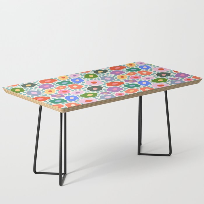Happy Colorful Flower Coffee Table Gallery Image 1