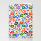 Happy Colorful Flower Stationery Card Gallery Image 2