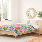 Happy Colorful Flower Duvet Cover Gallery Image 2