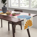 Retro Summer Daisies V Table Runner Gallery Image 2