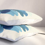 Azure Bloom Pillow Sham Gallery Image 3