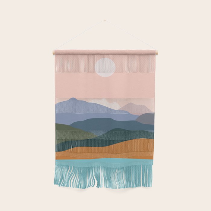 Mountains by the ocean. Wall Hanging Gallery Image 1