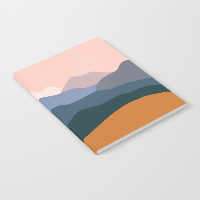 Mountains by the ocean. Notebook Gallery Image 1