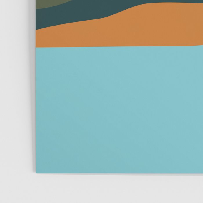 Mountains by the ocean. Poster Gallery Image 3