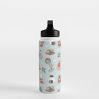 Christmas Festive Cute Holiday Kittens Water Bottle Gallery Image 3
