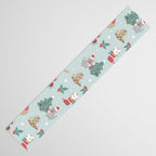Christmas Festive Cute Holiday Kittens Table Runner Gallery Image 3