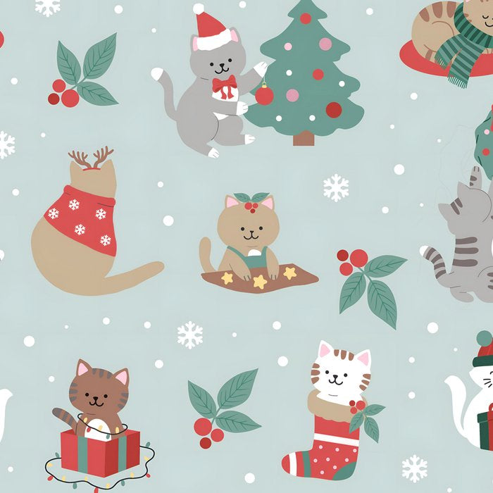 Christmas Festive Cute Holiday Kittens Coffee Mug Gallery Image 2