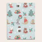 Christmas Festive Cute Holiday Kittens Notebook Gallery Image 4