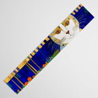 Klimt Tabby Cat in Midnight Garden Table Runner Gallery Image 3