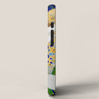 Klimt Tabby Cat in Midnight Garden iPhone Case Gallery Image 2