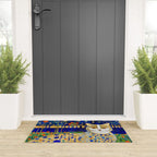 Klimt Tabby Cat in Midnight Garden Welcome Mat Gallery Image 3