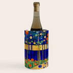 Klimt Tabby Cat in Midnight Garden Wine Chiller Gallery Image 2