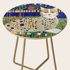 Klimt Tabby Cat in Midnight Garden Side Table Gallery Image 2