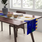 Klimt Tabby Cat in Midnight Garden Table Runner Gallery Image 2