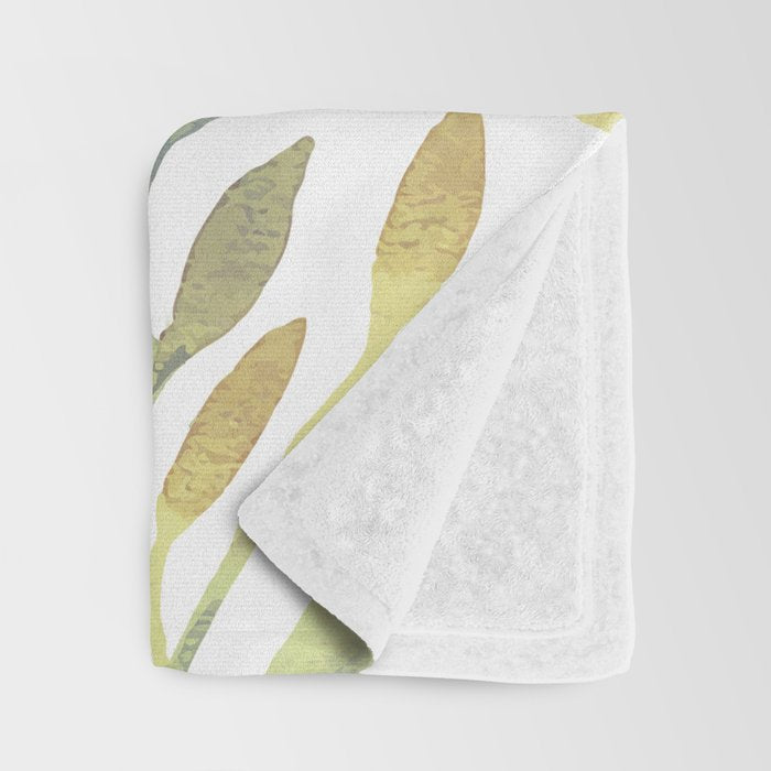 Leaves 5 Throw Blanket Gallery Image 3
