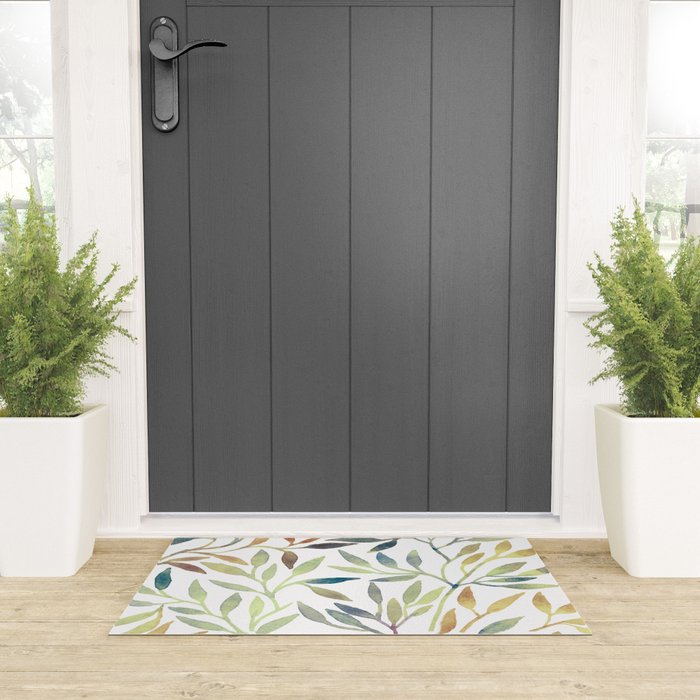 Leaves 5 Welcome Mat Gallery Image 3