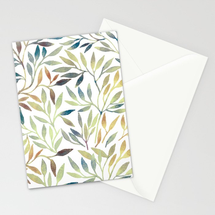 Leaves 5 Stationery Card Gallery Image 2
