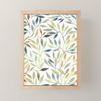 Leaves 5 Mini Art Print Gallery Image 1