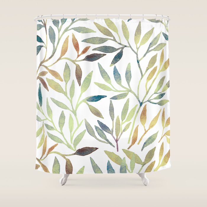 Leaves 5 Shower Curtain Gallery Image 1