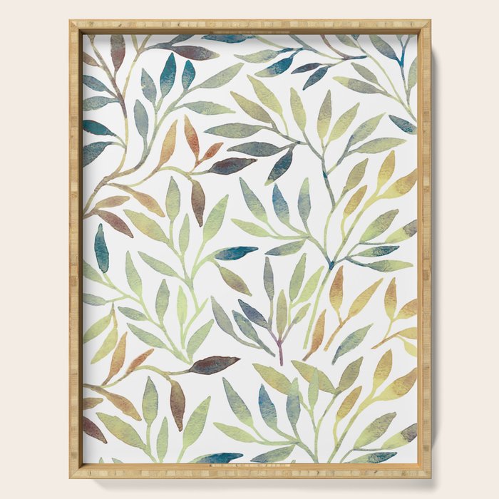 Leaves 5 Serving Tray Gallery Image 1