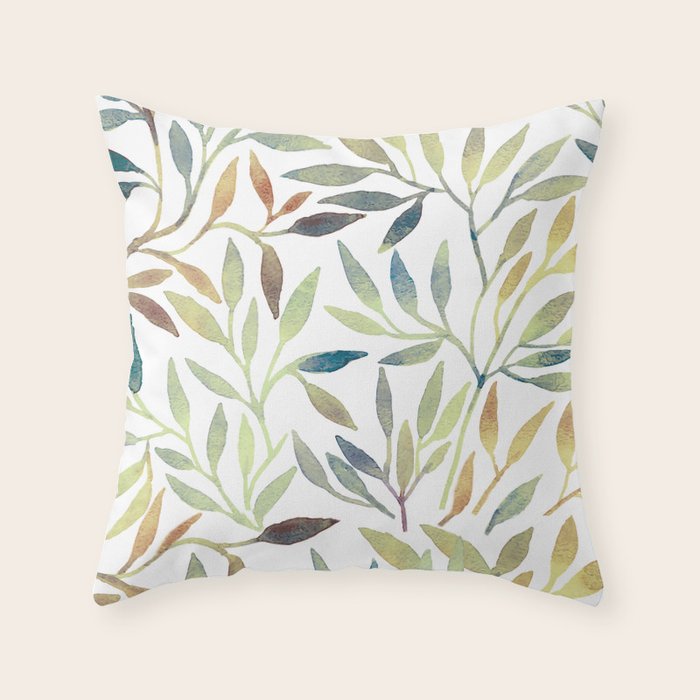 Leaves 5 Throw Pillow Gallery Image 6