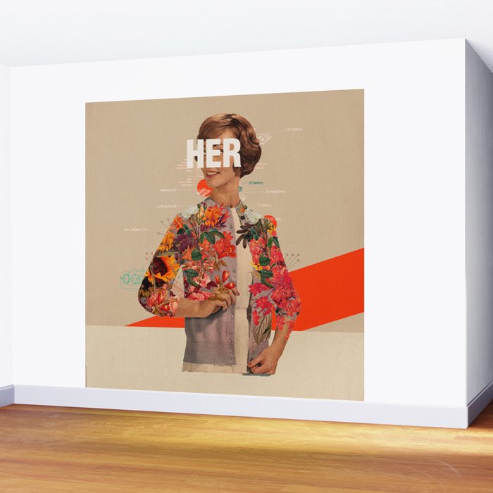 Her Wall Mural Gallery Image 2