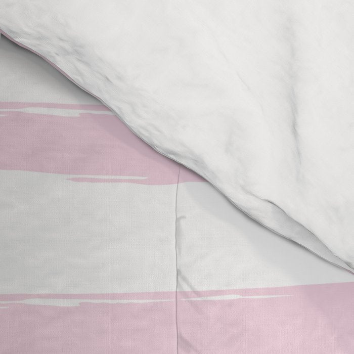 Flamingo & Stripes - Blush Hot Pink Comforter Gallery Image 4