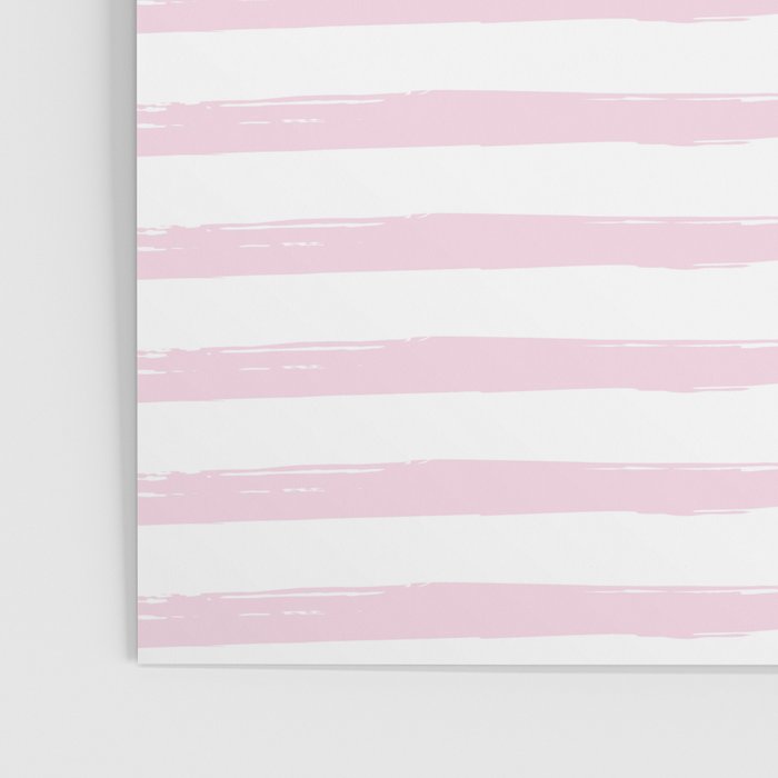 Flamingo & Stripes - Blush Hot Pink Poster Gallery Image 3