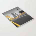 Pittsburgh Pennsylvania Steel City Skyline Bridge Black And White Photography Print Notebook Gallery Image 2