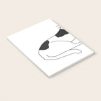 Black and white cat with yarn Notebook Gallery Image 3