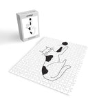 Black and white cat with yarn Jigsaw Puzzle Gallery Image 2