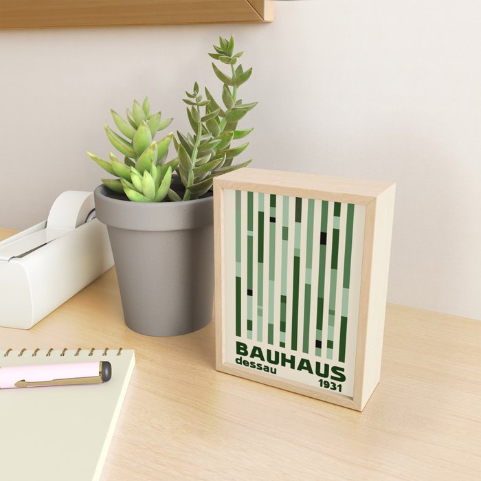 Bauhaus Green Mini Art Print Gallery Image 2