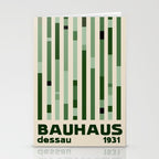 Bauhaus Green Stationery Card Gallery Image 2