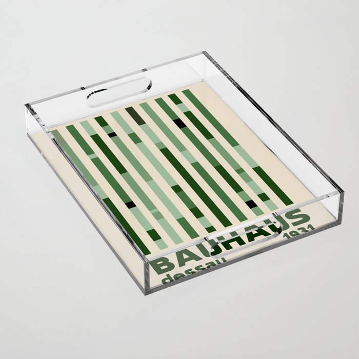 Bauhaus Green Acrylic Tray Gallery Image 1