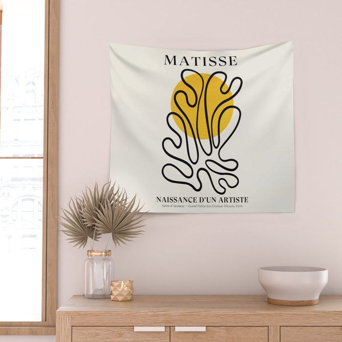 Sun Leaf: Matisse Edition | Mid Century Series Wall Tapestry Gallery Image 2